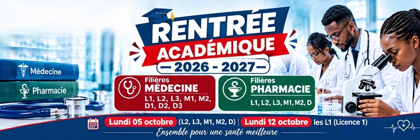 Rentrée académique 2026-2027